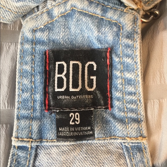 BDG Short Jean Overalls - Picture 5 of 8